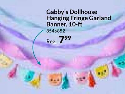 Gabby's Dollhouse Hanging Fringe Garland Banner…