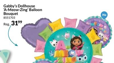 Gabby's Dollhouse 'A-Meow-Zing' Balloon Bouquet
