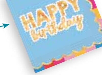 Birthday Vibes Blue 'Happy Birthday' Lunch Napk…