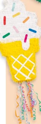 Ice Cream Cone Drum Pinata