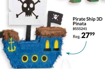 Pirate Ship 3D Pinata