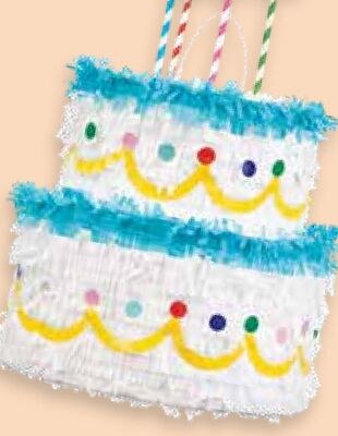 Birthday Cake Pop-Out Pinata