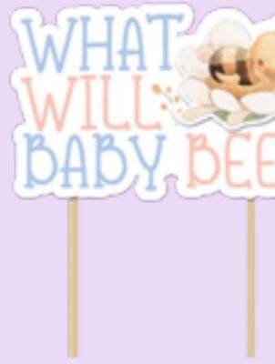 What Will Baby Bee Cake Topper