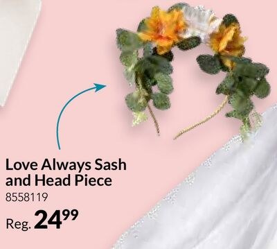 Love Always Sash and Head Piece