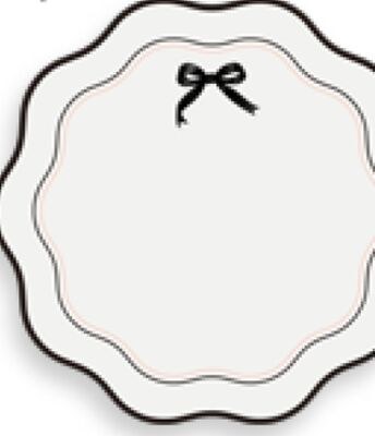 Tying the Knot Dinner Paper Plate, 9-in, 12-ct