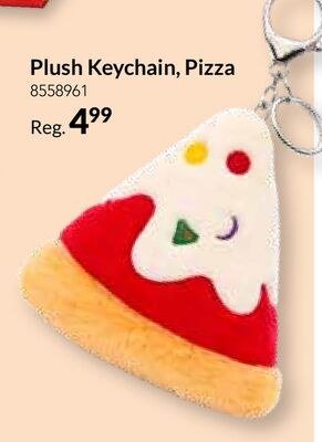 Plush Keychain, Pizza