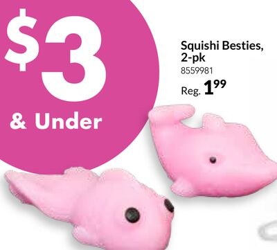 Squishi Animal Besties, 2-pk, Assorted