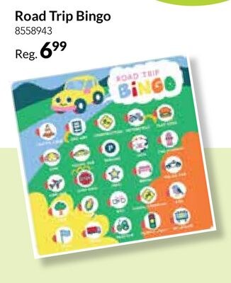 Bingo Road Trip Game