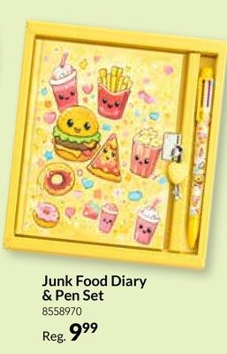 Junk Food Diary & Pen Set