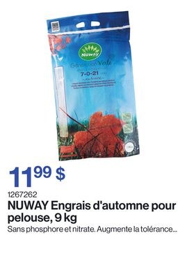 Engrais d'automne pour pelouse, 9 kg