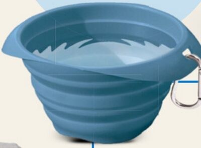 Kurgo Blue Collaps-A-Bowl