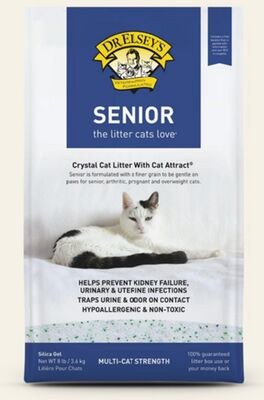Dr. Elsey's Senior Crystal Silica Non-Clumping …