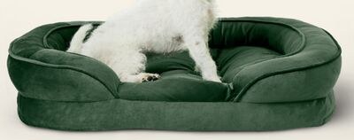 Bailey & Bella Velvet Chaise Emerald Green Bed