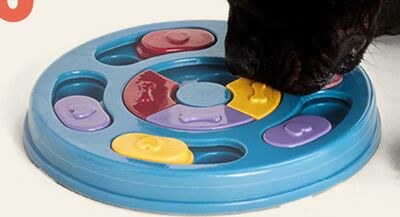 JUMP! Round Puzzle Dog Toy