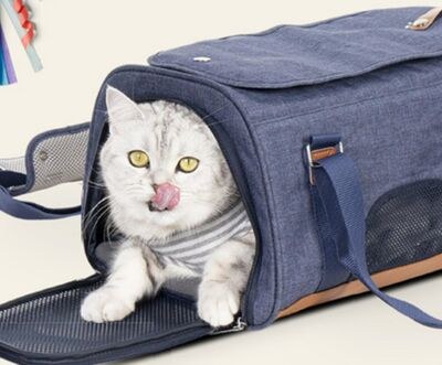 Bailey & Bella Jet Setter Navy Soft Carrier