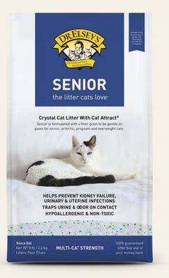Dr. Elsey's Senior Crystal Silica Non-Clumping …