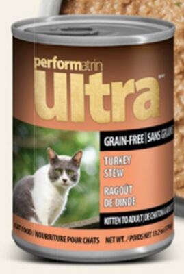 Performatrin Ultra Grain-Free Turkey Stew Cat F…
