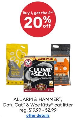 Toutes les litières pour chats ARM & HAMMER™, D…
