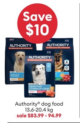 Aliment pour chiens Authority® 13,6-20,4 kg