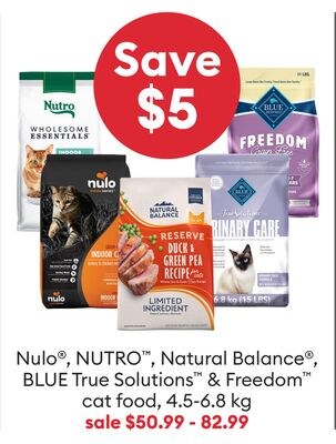 Aliments pour chats Nulo®, NUTRO™, Natural Bala…