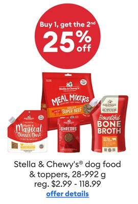 Stella & Chewy's® dog food & toppers