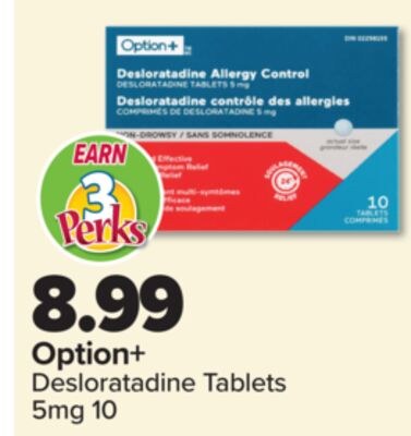 Option+ Desloratadine Tablets
