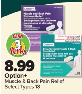 Option+ Muscle & Back Pain Relief