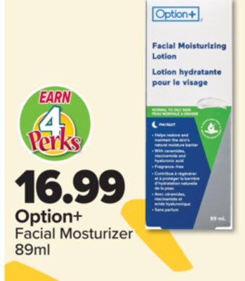Option+ Facial Mosturizer