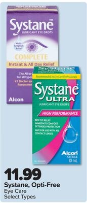 Systane, Opti-Free Eye Care