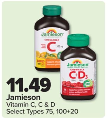 Jamieson Vitamin C, C & D