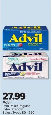 Advil Pain Relief Regular, Extra Strength