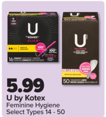 U by Kotex Feminine Hygiene