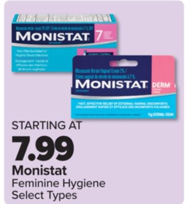 Monistat Feminine Hygiene
