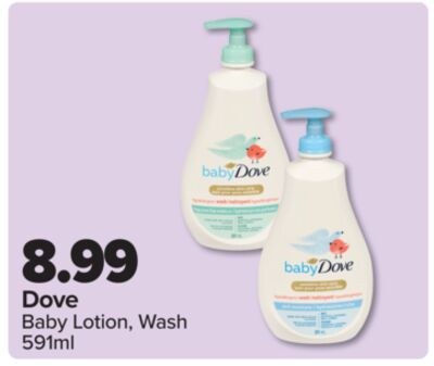 Dove Baby Lotion, Wash