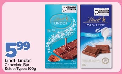 Lindt, Lindor Chocolate Bar