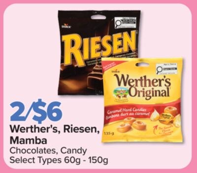 Werther's, Riesen, Mamba Chocolates, Candy