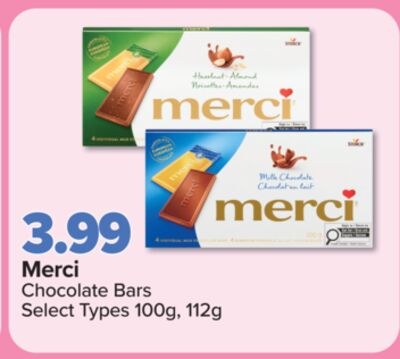 Merci Chocolate Bars