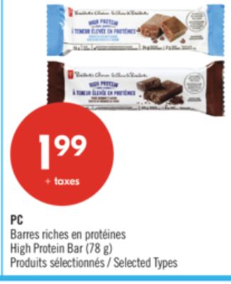 PC High Protein Bar