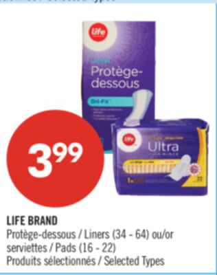 LIFE BRAND Protège-dessous (34 - 64) ou serviet…