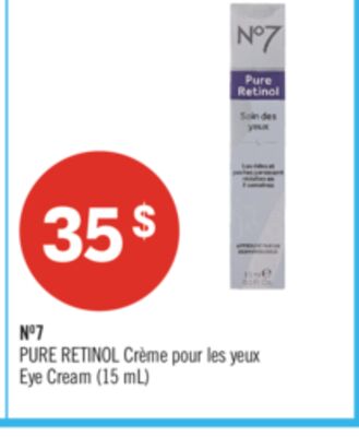 NO7 PURE RETINOL Crème pour les yeux