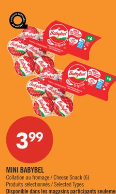 MINI BABYBEL Collation au fromage 6