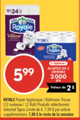 ROYALE Papier hygiénique