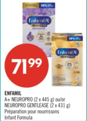 ENFAMIL A+ NEUROPRO (2 x 445 g) ou NEUROPRO GEN…