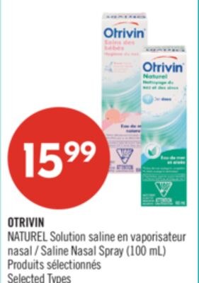 OTRIVIN NATUREL Solution saline en vaporisateur…