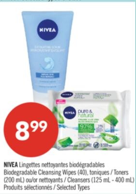 NIVEA Lingettes nettoyantes biodégradables (40)…