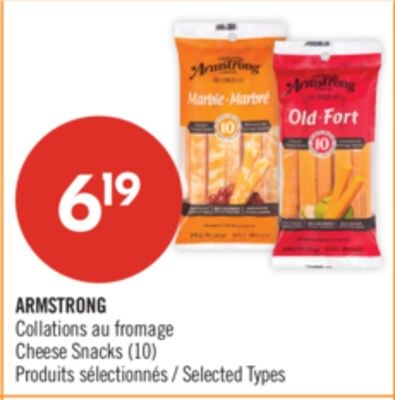 ARMSTRONG Collations au fromage