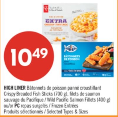 HIGH LINER Bâtonnets de poisson panné croustill…