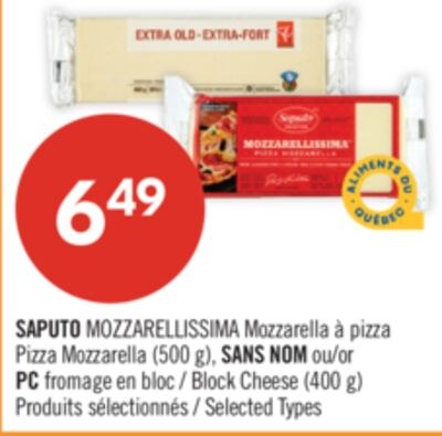 SAPUTO MOZZARELLISSIMA Mozzarella à pizza (500 …