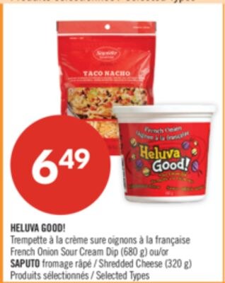 HELUVA GOOD! trempette à la crème sure oignons …