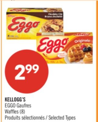 KELLOGG'S EGGO Gaufres